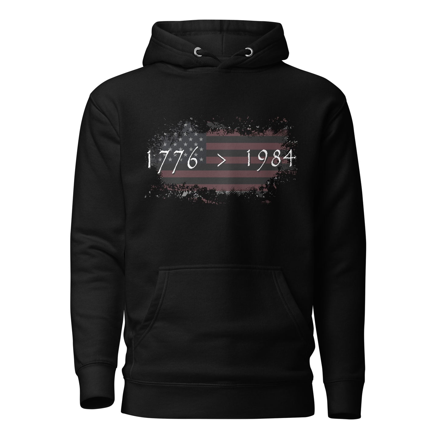 Woman's Hoodie – 1776 Beats 1984 Hoodie for Skeptics, Independent Thinkers & Political Outsiders