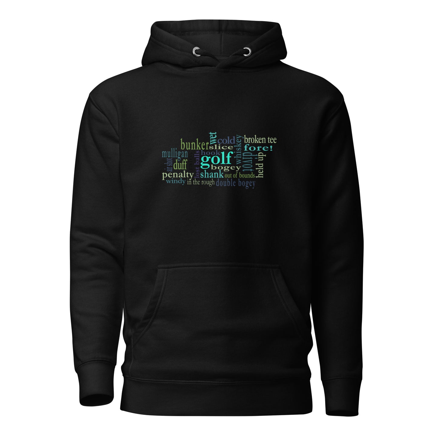 Woman's Hoodie - The Unspoken Truth About Golf - Golf Word Cloud