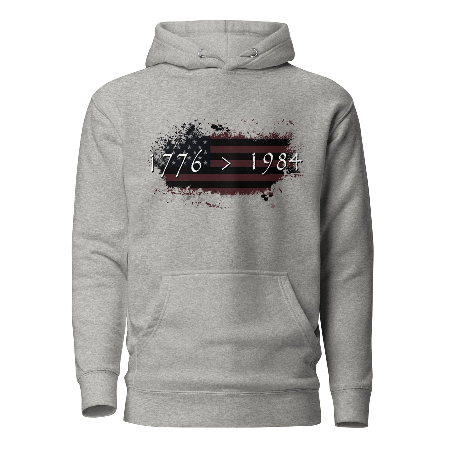 Woman's Hoodie – 1776 Beats 1984 Hoodie for Skeptics, Independent Thinkers & Political Outsiders