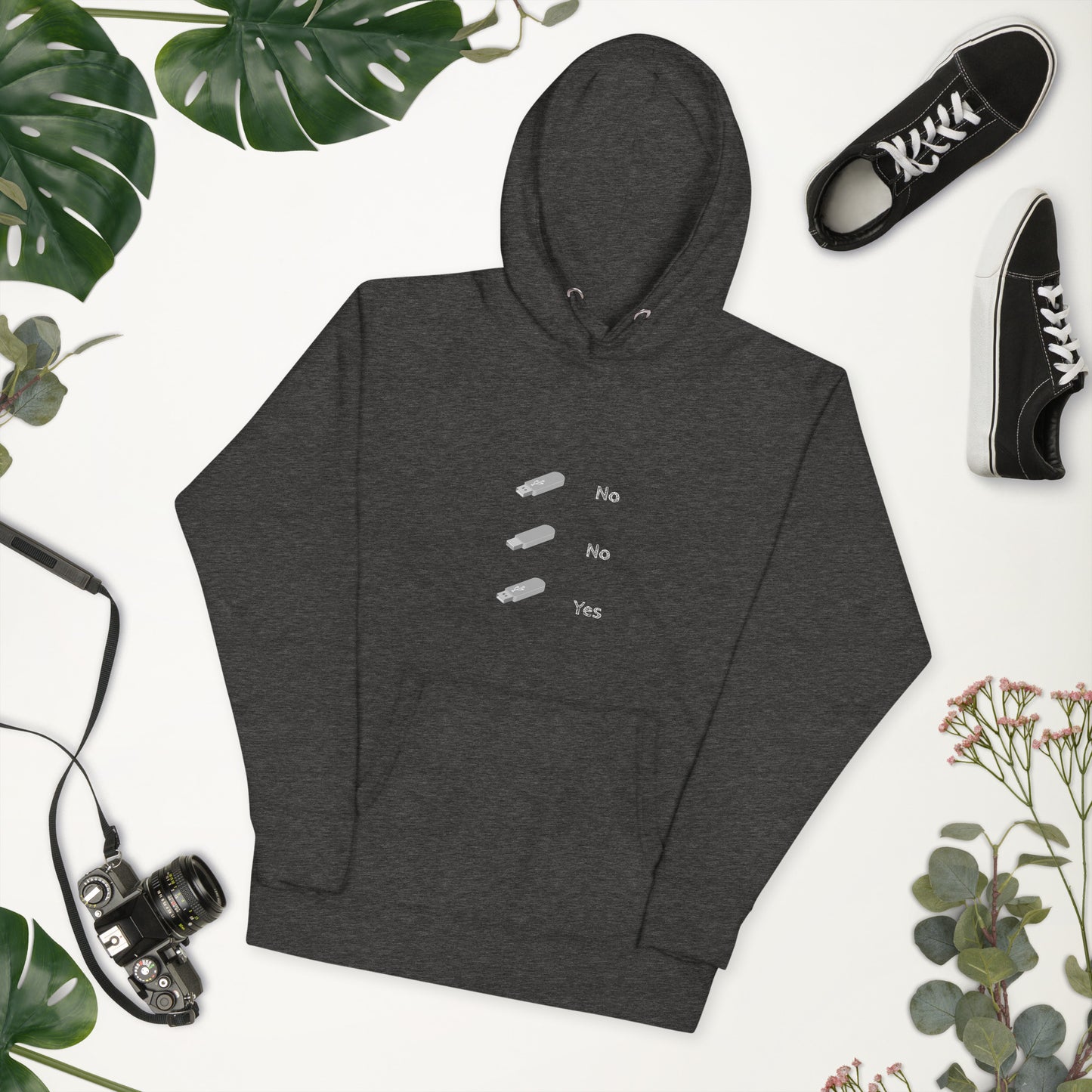 Woman's Hoodie - Life is a USB Stick...