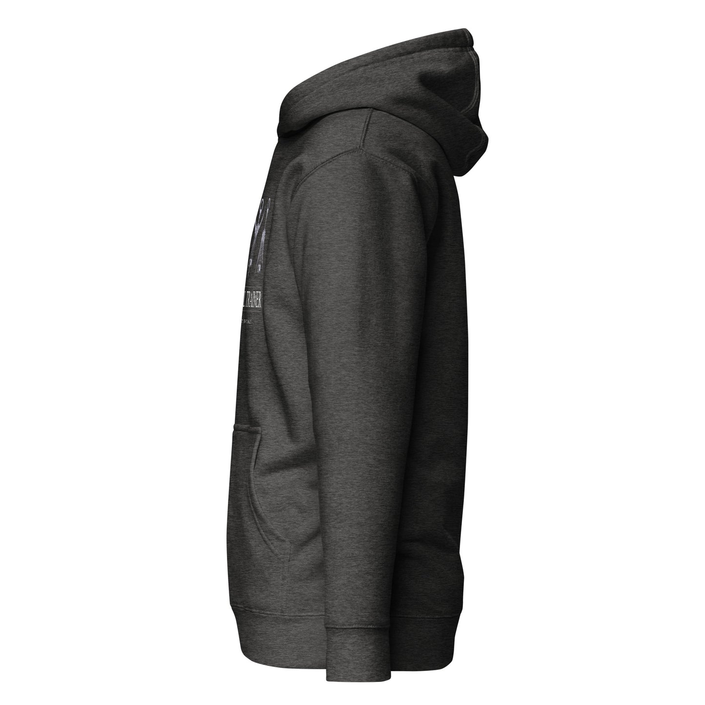 Women’s Hoodie – Cozy “Personal Trainer” Corkscrew Hoodie for Wine Lovers Who Lift Glasses, Not Weights