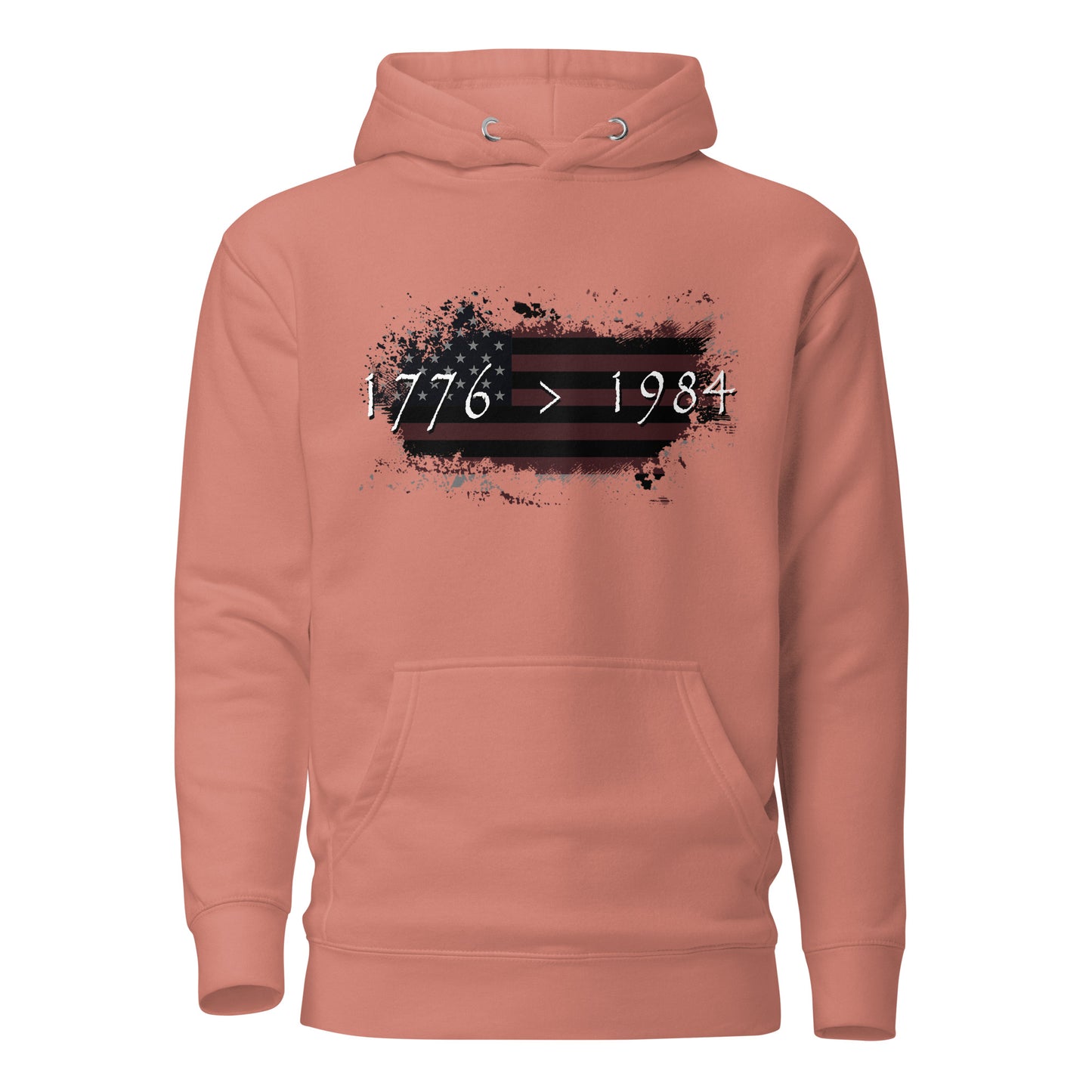 Woman's Hoodie – 1776 Beats 1984 Hoodie for Skeptics, Independent Thinkers & Political Outsiders