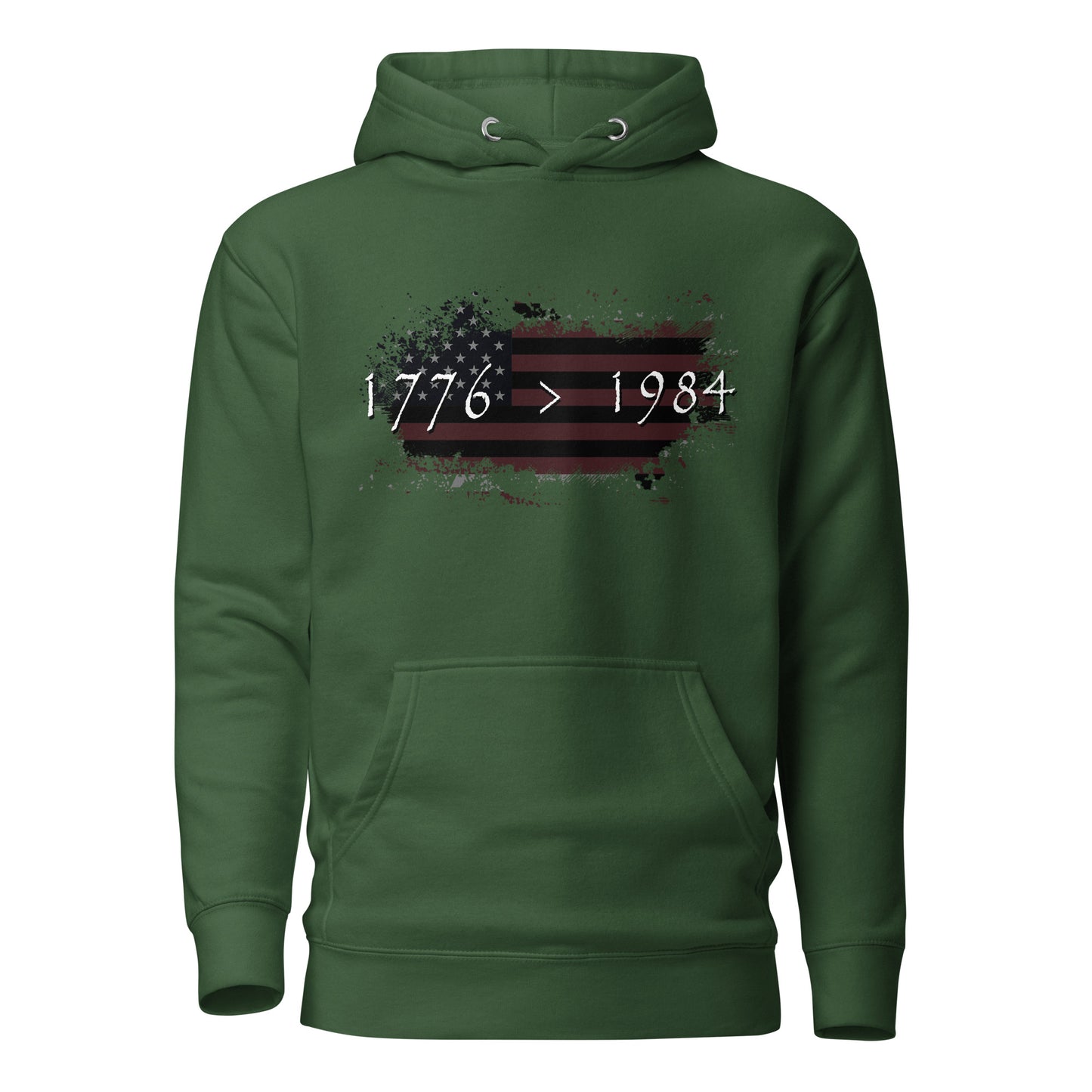 Woman's Hoodie – 1776 Beats 1984 Hoodie for Skeptics, Independent Thinkers & Political Outsiders