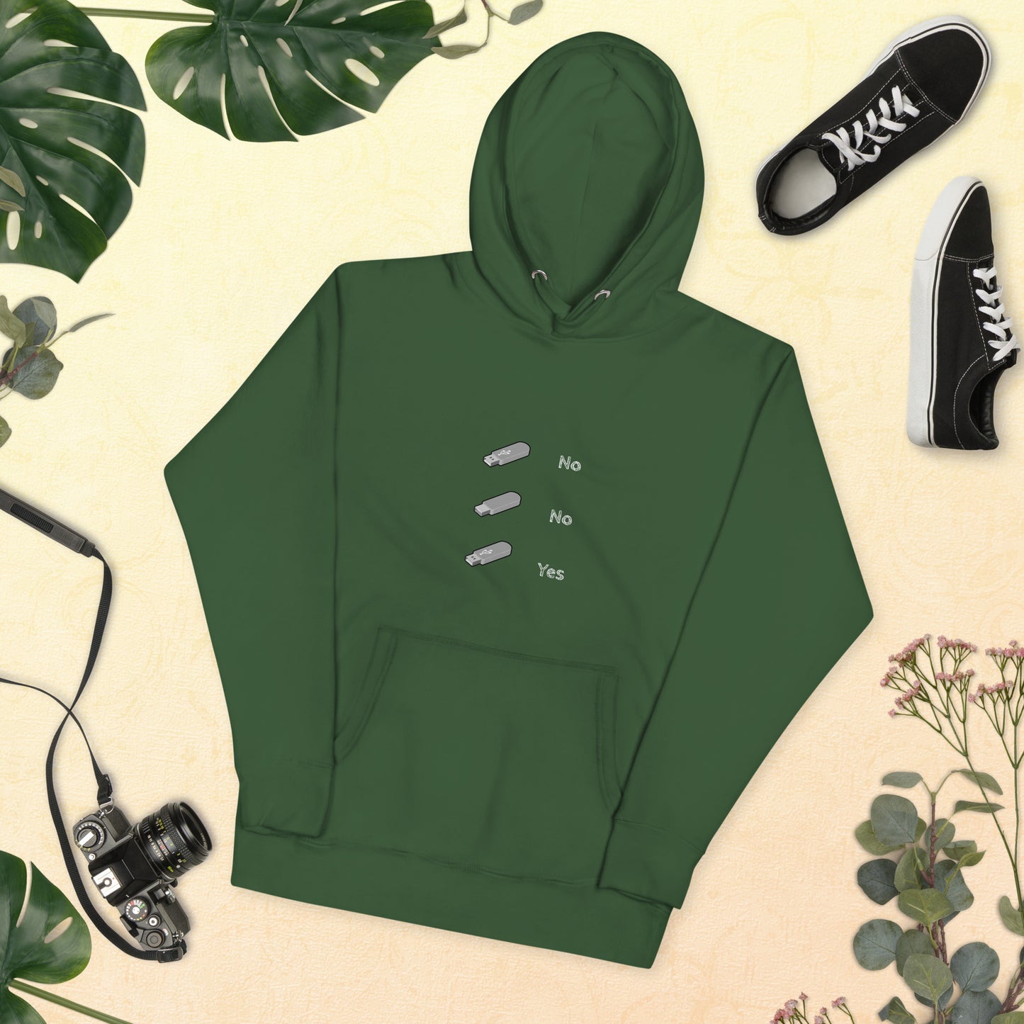 Woman's Hoodie - Life is a USB Stick...