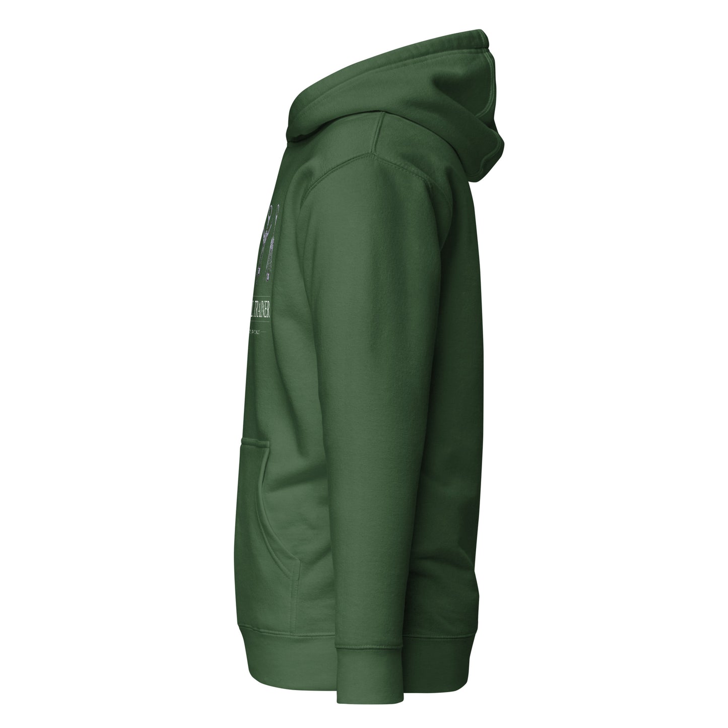 Women’s Hoodie – Cozy “Personal Trainer” Corkscrew Hoodie for Wine Lovers Who Lift Glasses, Not Weights