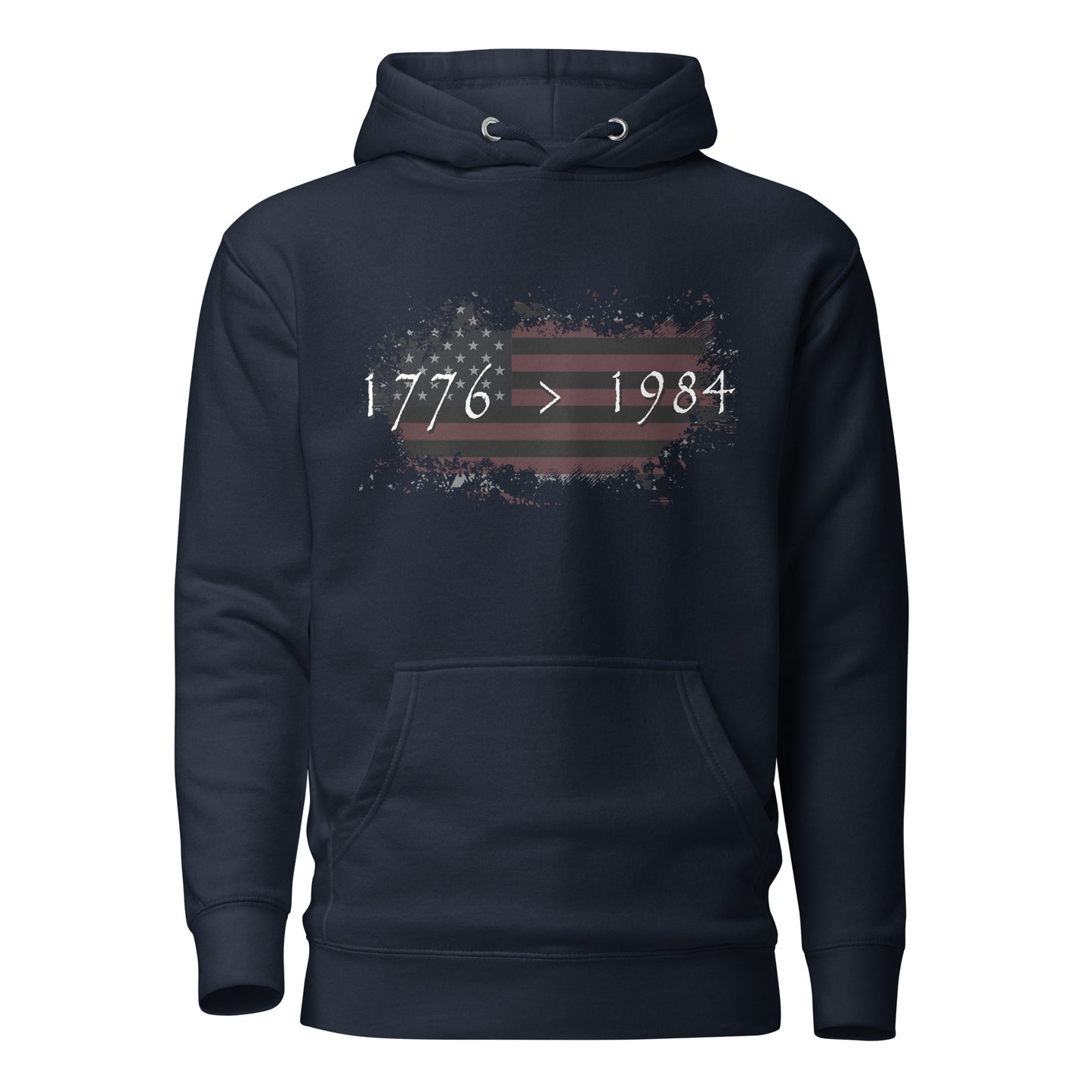 Woman's Hoodie – 1776 Beats 1984 Hoodie for Skeptics, Independent Thinkers & Political Outsiders