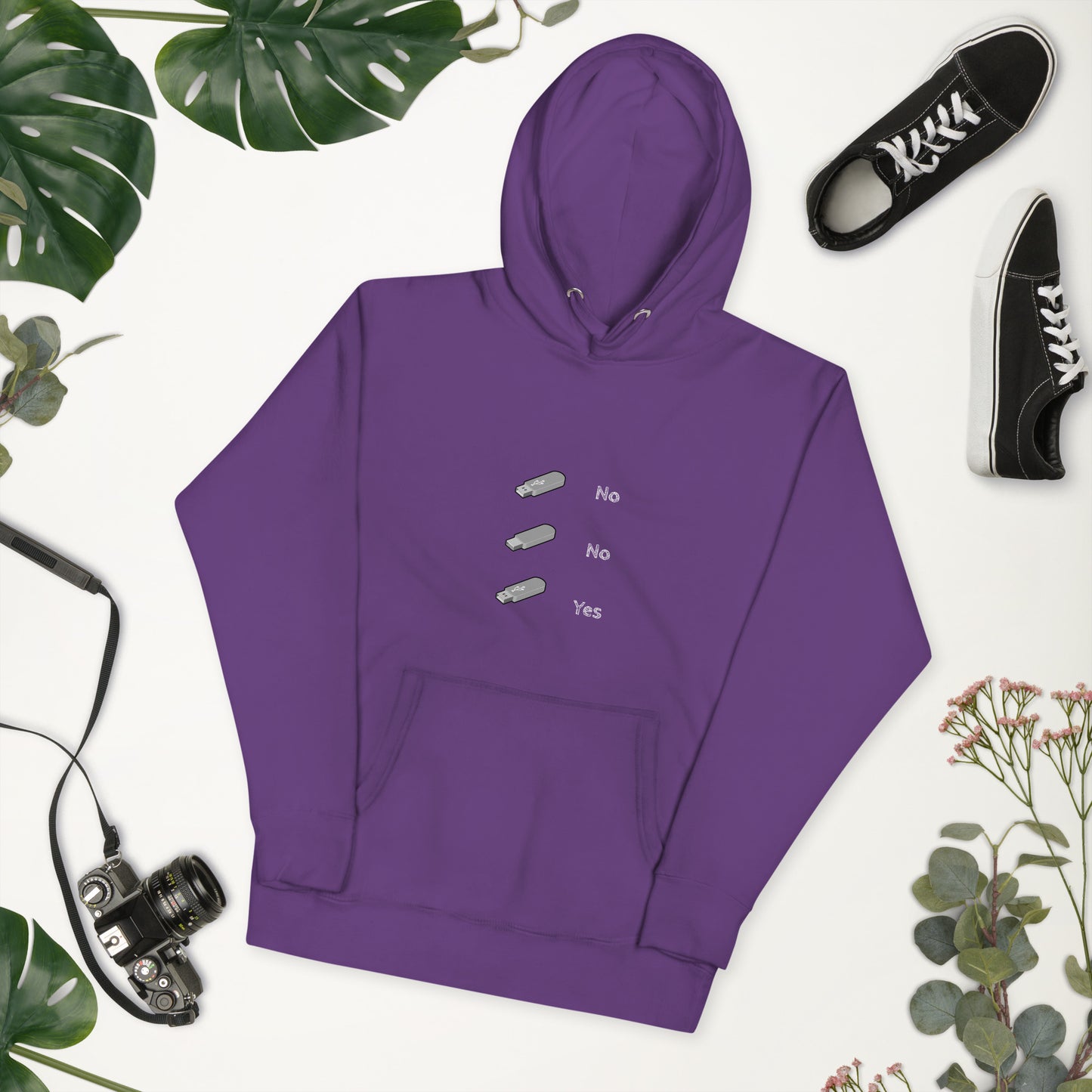 Woman's Hoodie - Life is a USB Stick...