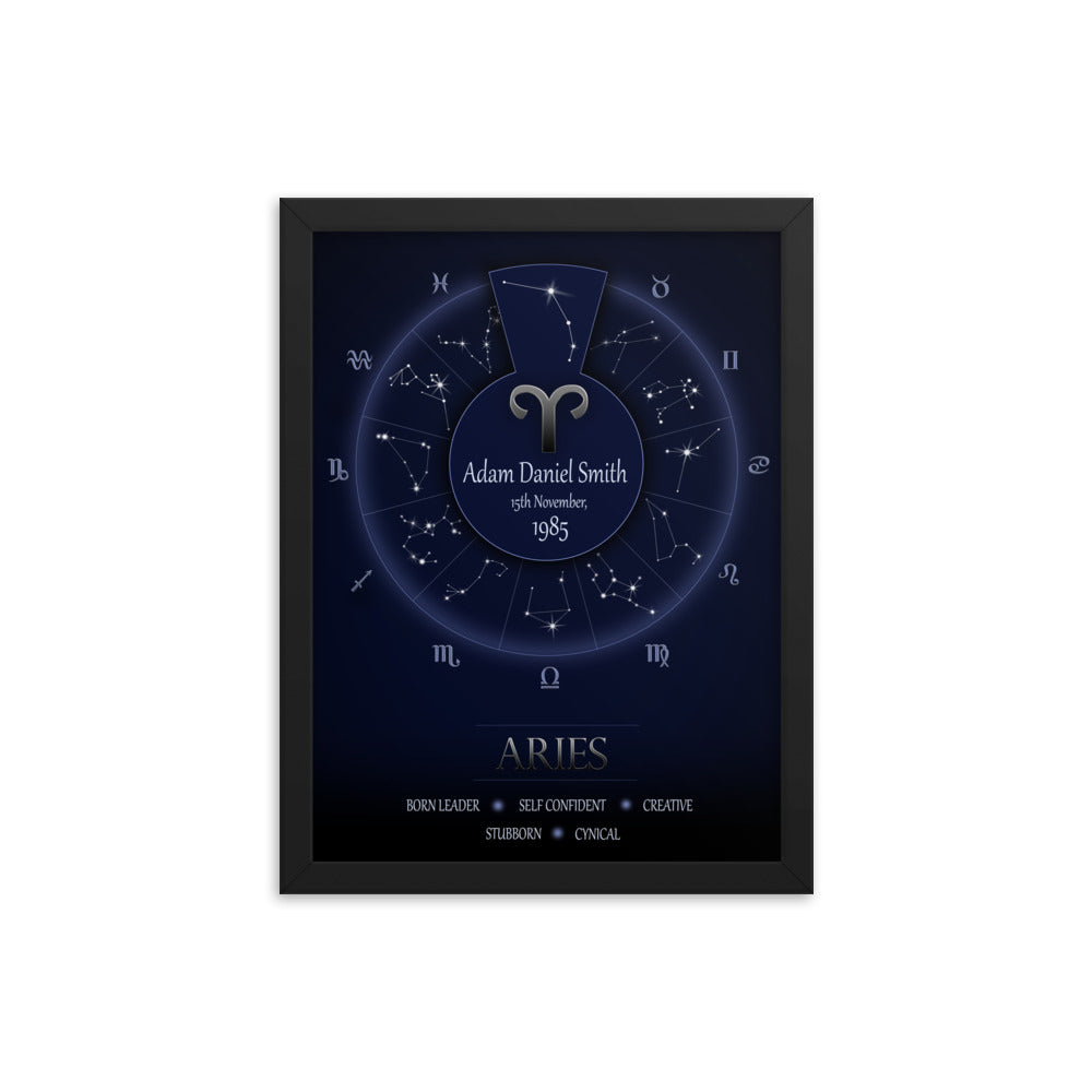 Cynical Zodiac - Aries - Framed Poster