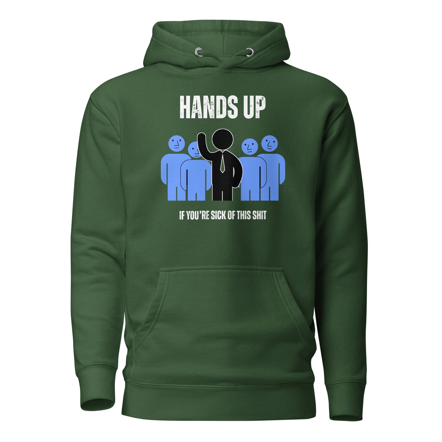 Woman's Hoodie - Hands Up...