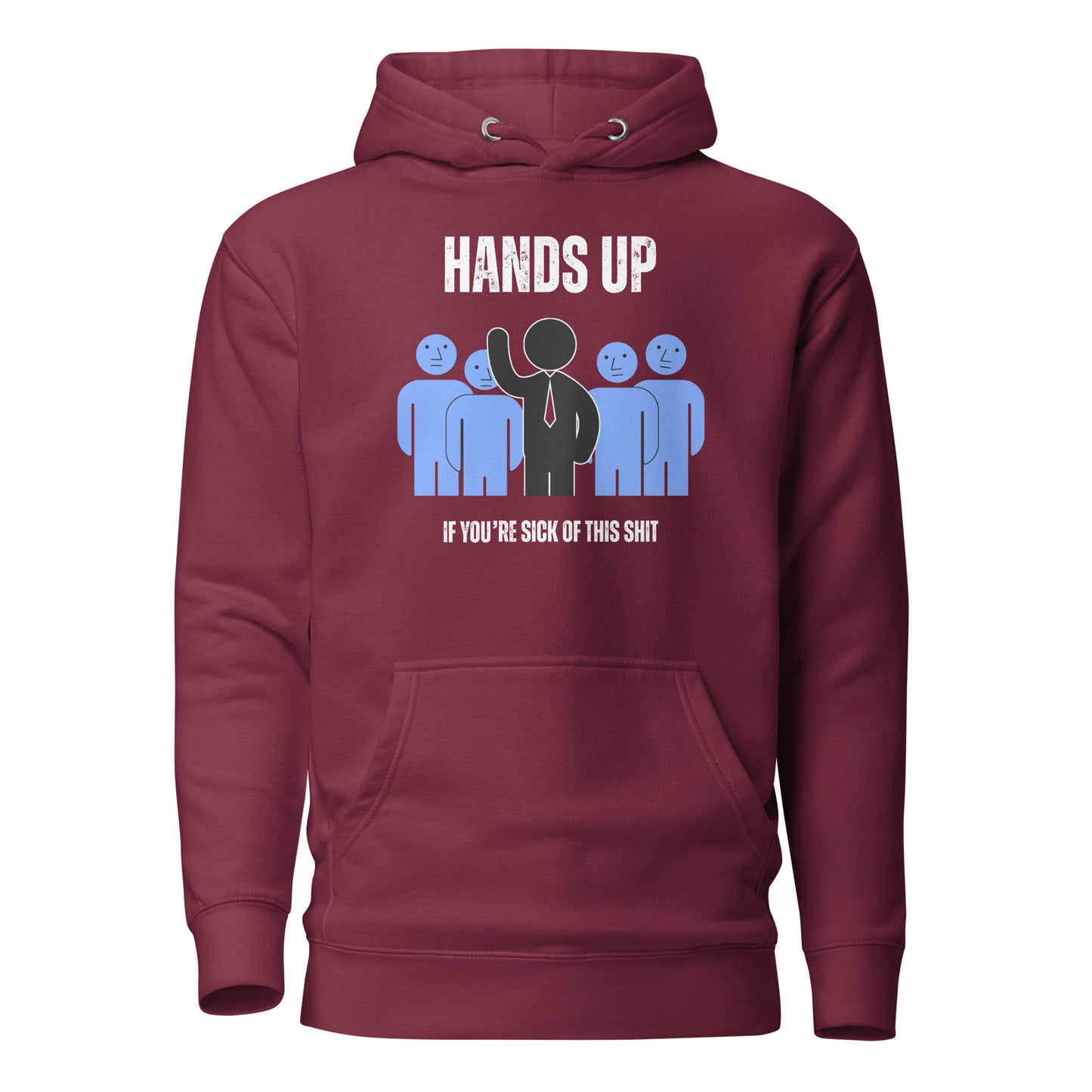 Woman's Hoodie - Hands Up...