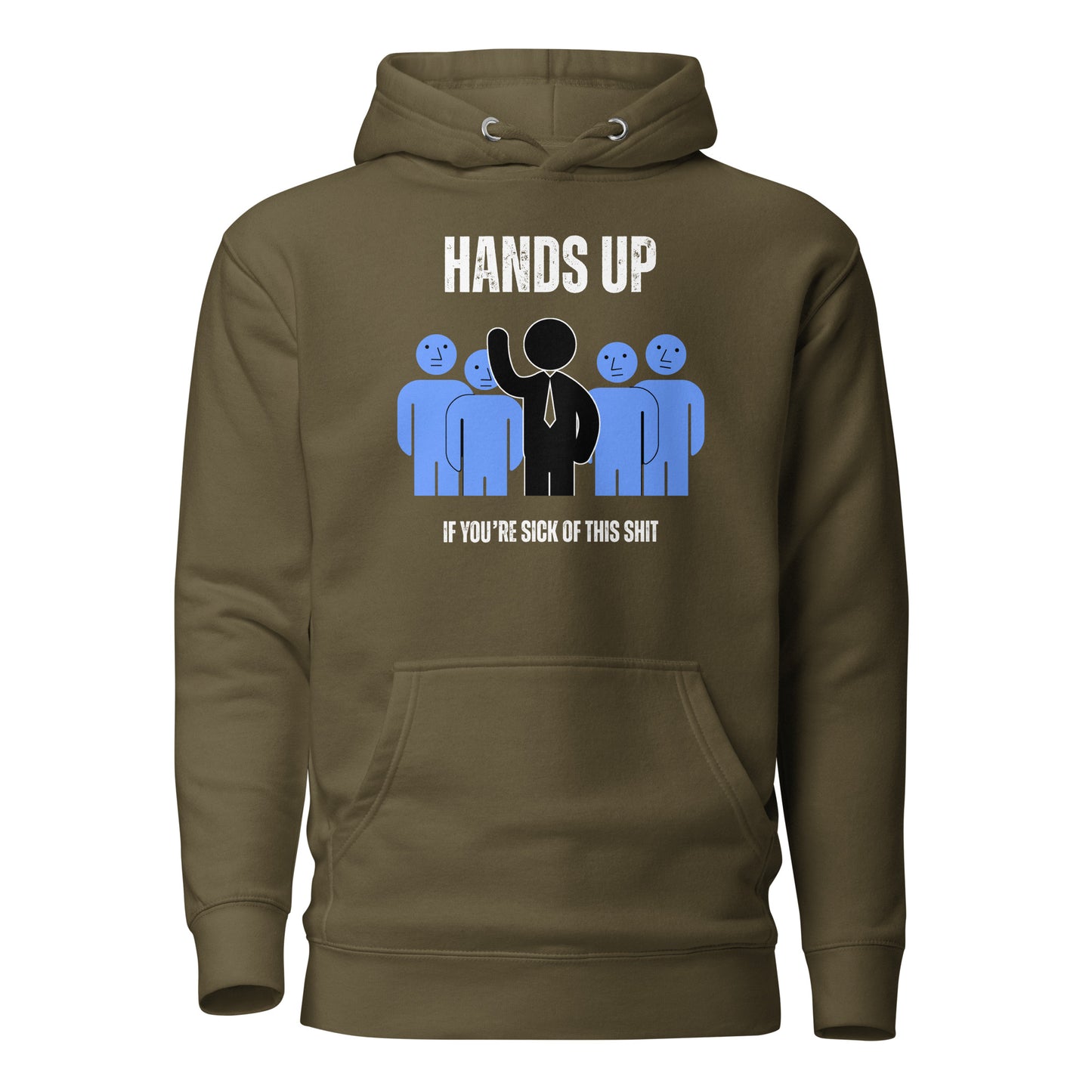 Woman's Hoodie - Hands Up...