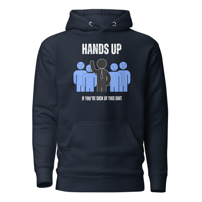 Woman's Hoodie - Hands Up...