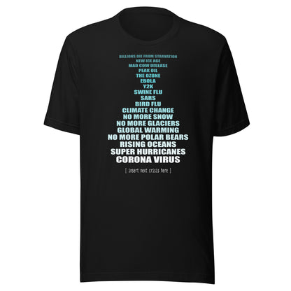 Women's 'Climate Change Crisis' - Insert Next Crisis Here - Graphic Tee