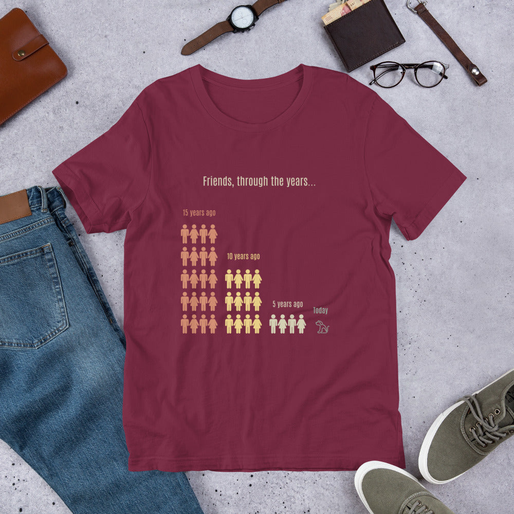 Friends Through The Years T-Shirt