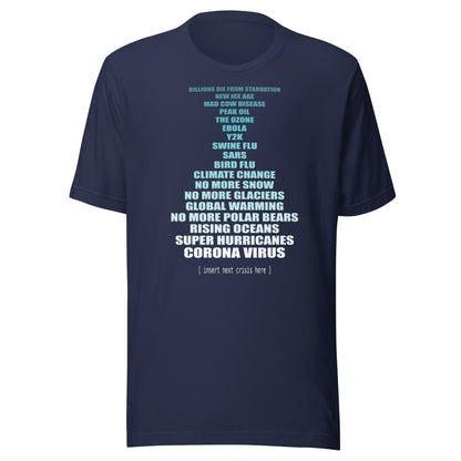 Women's 'Climate Change Crisis' - Insert Next Crisis Here - Graphic Tee